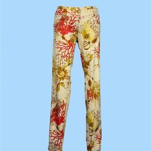 The Coral Reef Print Jeans